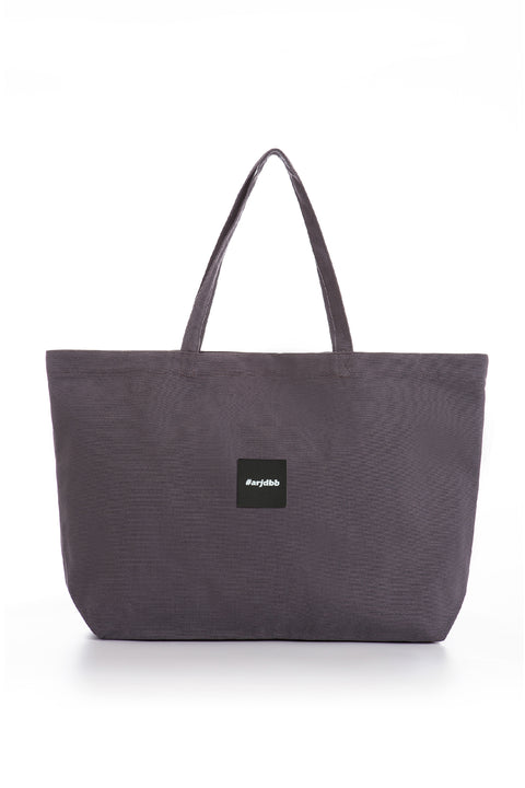 BASIC Plain Canvas Tote Bag