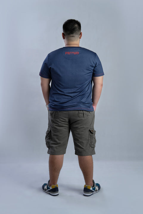ABU LOVE Tee in Navy is available from small to plus sizes - ARJD BRO BEARS