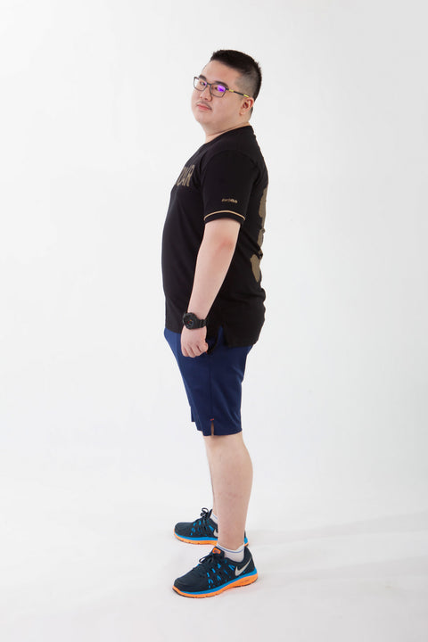 PROUDWEAR Tee in Black is available from small to plus sizes - ARJD BRO BEARS