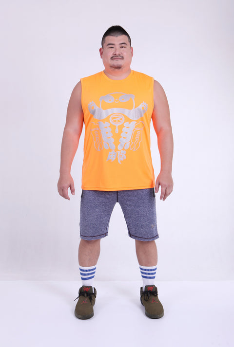 ABU Classic Sleeveless in NeonMandarin