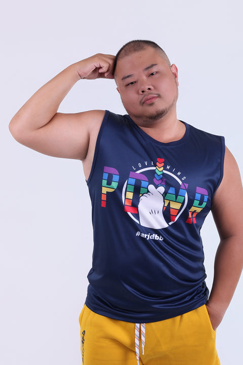 LOVEWINS PRIDE Sleeveless in Navy