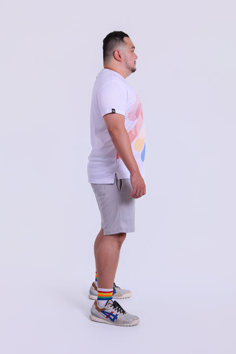 ABU DotMatrix PRIDE Tee in White